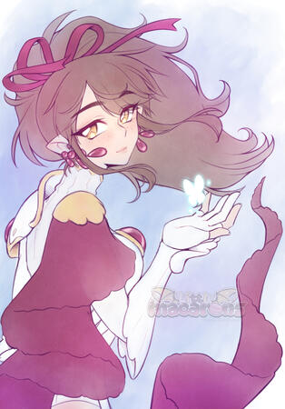 Illie colored sketch